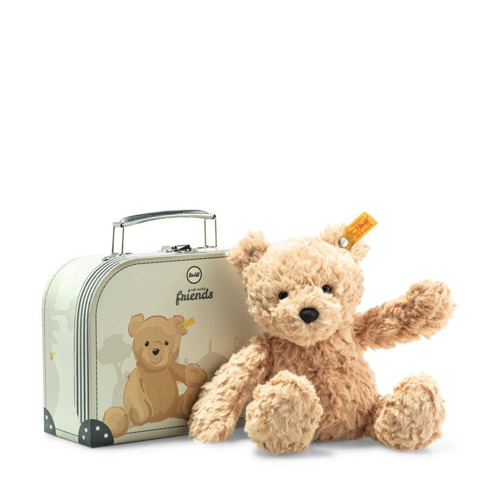 Jimmy Teddy Bear in Lt. Brown Suitcase