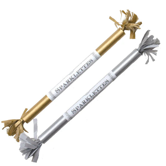 8" Gold & Silver Sparklettes- Tube of 8