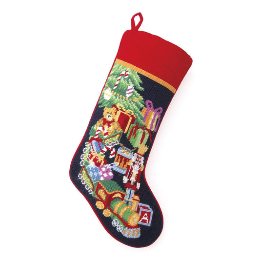 11" x 18" Toy Train Holiday Stocking