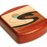 2" Flat Wide Padauk Secret Box