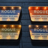 Scenic River Lighted Sign- Deschutes National Forest ( Swamp/grey green)