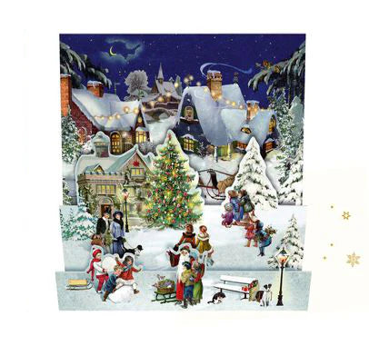 3D Winterscapes Advent Calendar Card