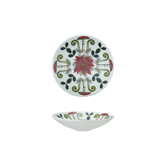 Melamine Serving Bowl w- Seeasonal Botanicals