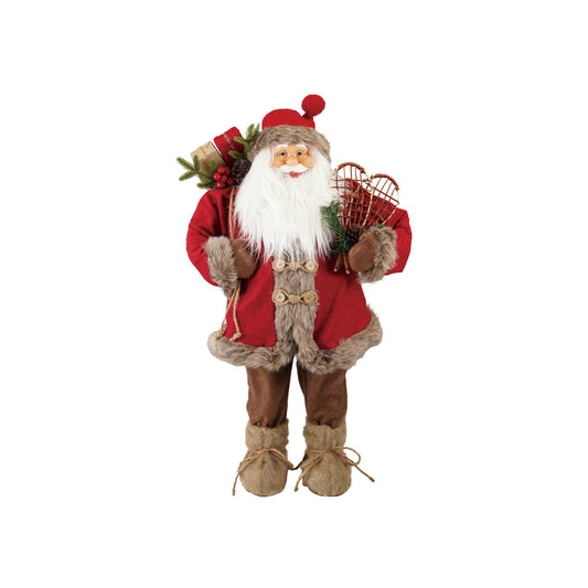 Santa w- Snowshoes, 36" T