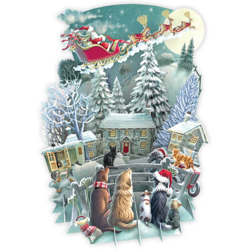 It's Santa 3D Christmas Card