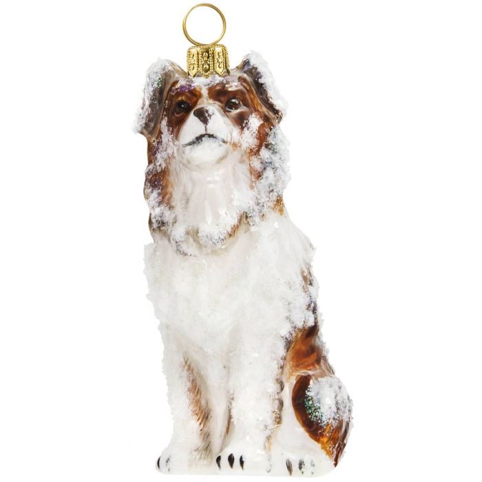 Australian Shepherd Snowy Ornament
