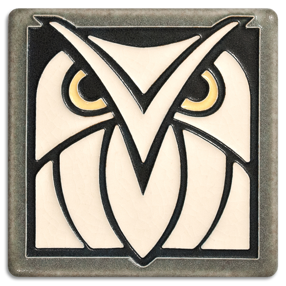4x4 Owl - Grey White