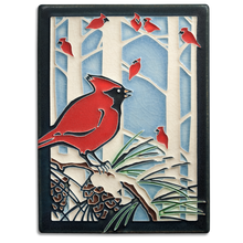 Load image into Gallery viewer, 6x8 Winter Cardinals
