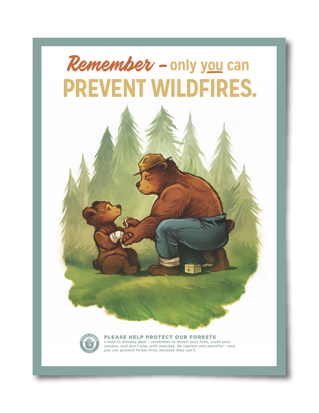 Prevent Wildfires Poster, 12x16